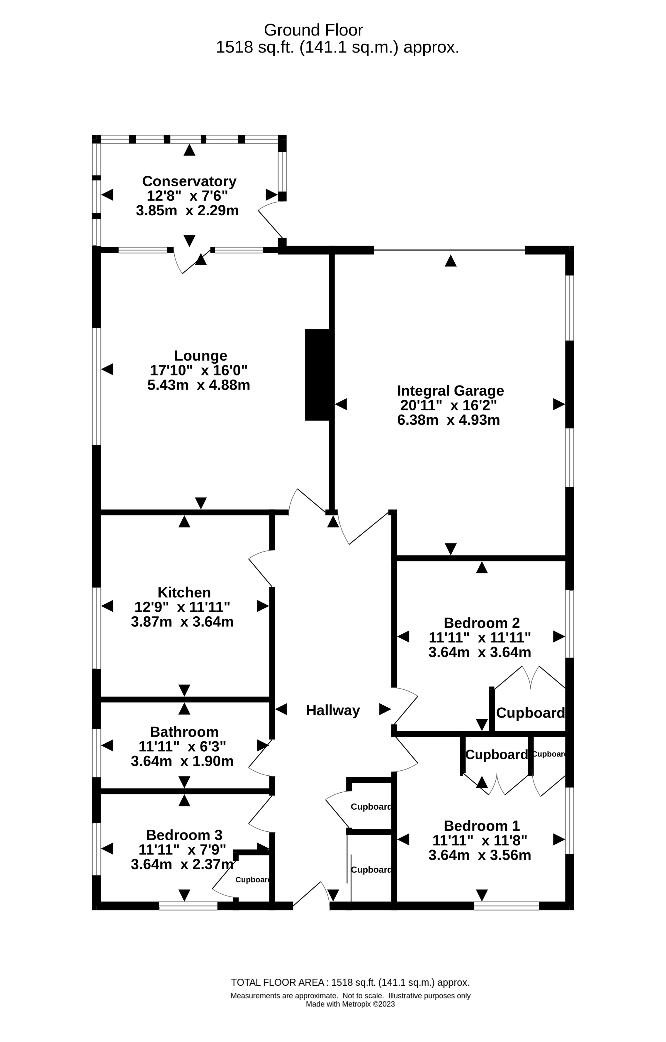 Floor Plan for Tigh Na Cree, Newton Stewart